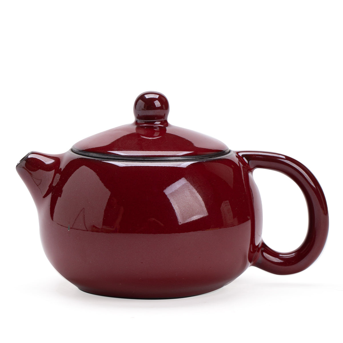 Handcrafted Original Ore Iron-Clay Palace Vermilion Red Xishi Teapot - 190ml Gongfu Teapot