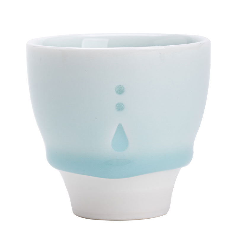 Authentic Tianqing Celadon Handcrafted Linglong Pierced Rice-Grain Master Teacup - 80ml Cup