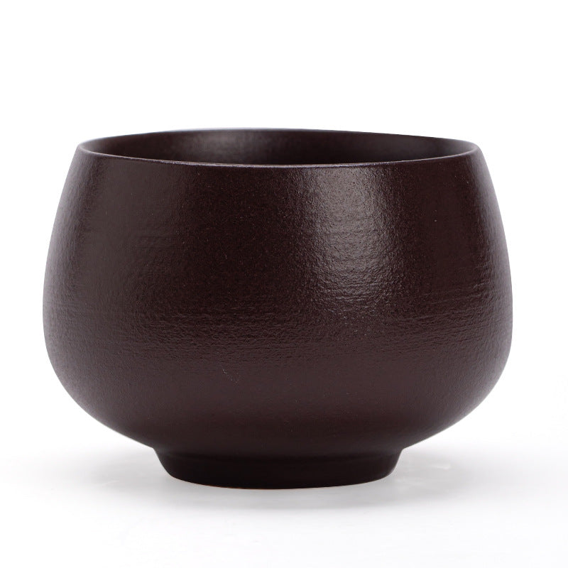 Authentic Purple Rock Mineral Handcrafted Luohan Ceramic Master Teacup - 90ml Gongfu Tasting Cup