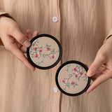 Antique Nine Peaches Quick-Dry Ceramic Teapot Bearing Coaster Tray - 16cm Teaware Accessories