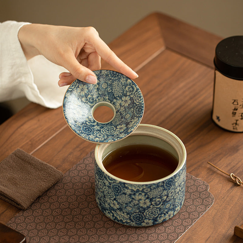 Authentic Jingdezhen Old Pottery Clay Tea Waste Water Basin (Jianshui) - 900ml Teaware Accessories