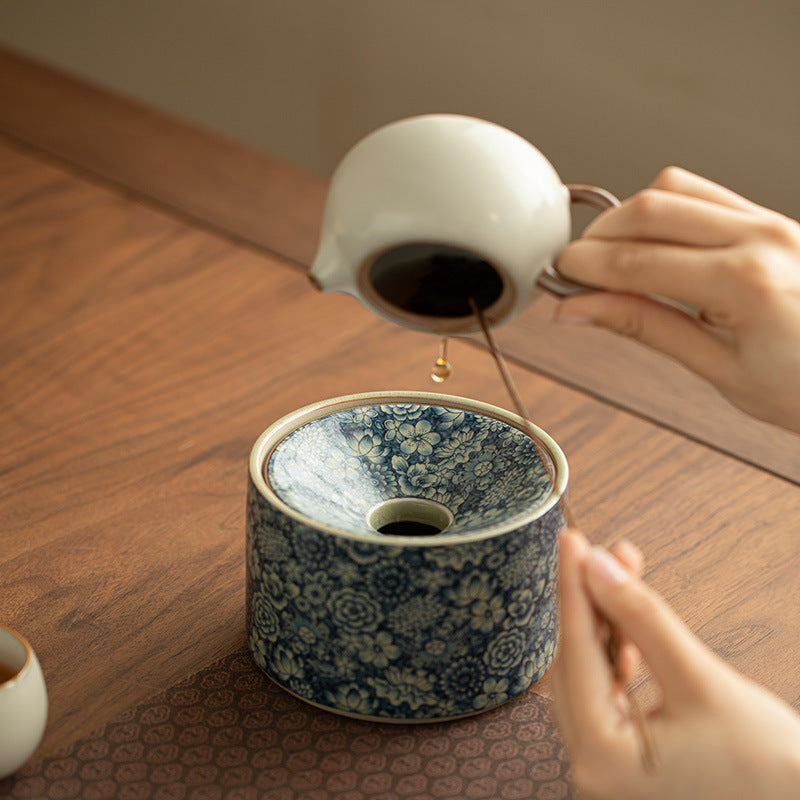 Authentic Jingdezhen Old Pottery Clay Tea Waste Water Basin (Jianshui) - 900ml Teaware Accessories