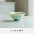 Authentic Crystalline Gradient Flower-Petal Flared Master Teacup - 85ml Gongfu Cup