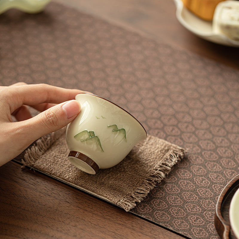 Authentic Jingdezhen Hand-Painted Landscape Shanshui Porcelain Master Teacup - 70ml Gongfu Teacup
