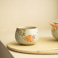 Authentic Plant-Ash Glaze Big-Head Goldfish Large Master Teacup - 95ml Gongfu Cup