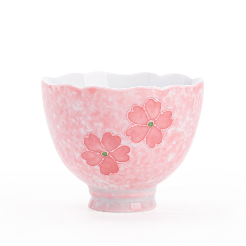 Authentic Jingdezhen Hand-Painted Kohiki Cherry Blossom Master Teacup - 75ml Gongfu Teacup