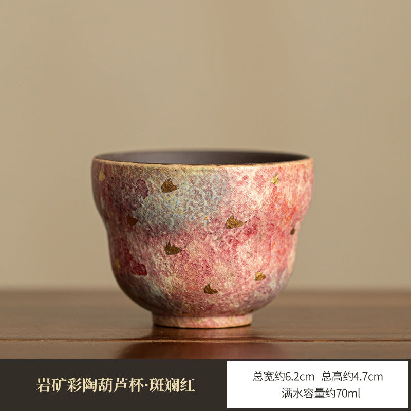 Authentic Jingdezhen Handcrafted Raw Mineral Coarse Stoneware Master Teacup - 85ml Gongfu Teacup