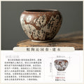 Authentic Old Rock Clay Silver-Gilt Covered Jianshui Tea Waste Basin - 850ml Teaware