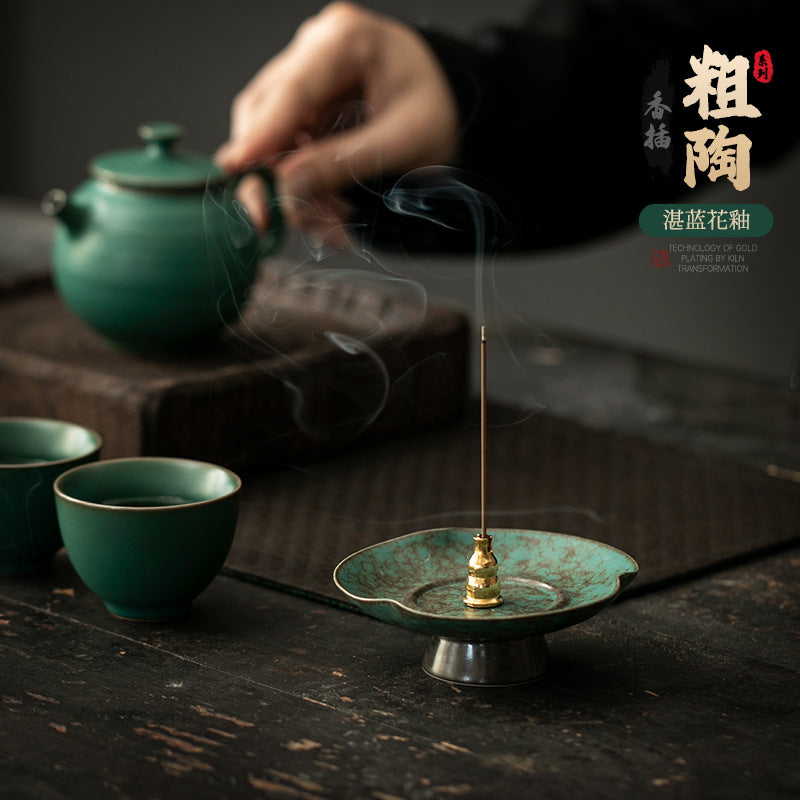 Authentic Dual-Function Stick & Coil Incense Burner Censer Stand - Teaware Accessories