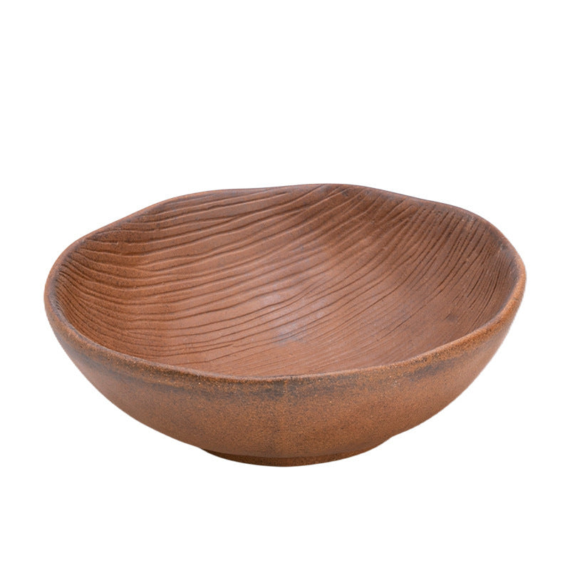 Authentic Coarse Stoneware Old Rock Clay Water-Catching Pot Bearer - 19cm Teaware Accessories
