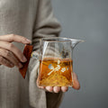 High Borosilicate Heat-Resistant Glass Handled Tea Fairness Pitcher - 250ml