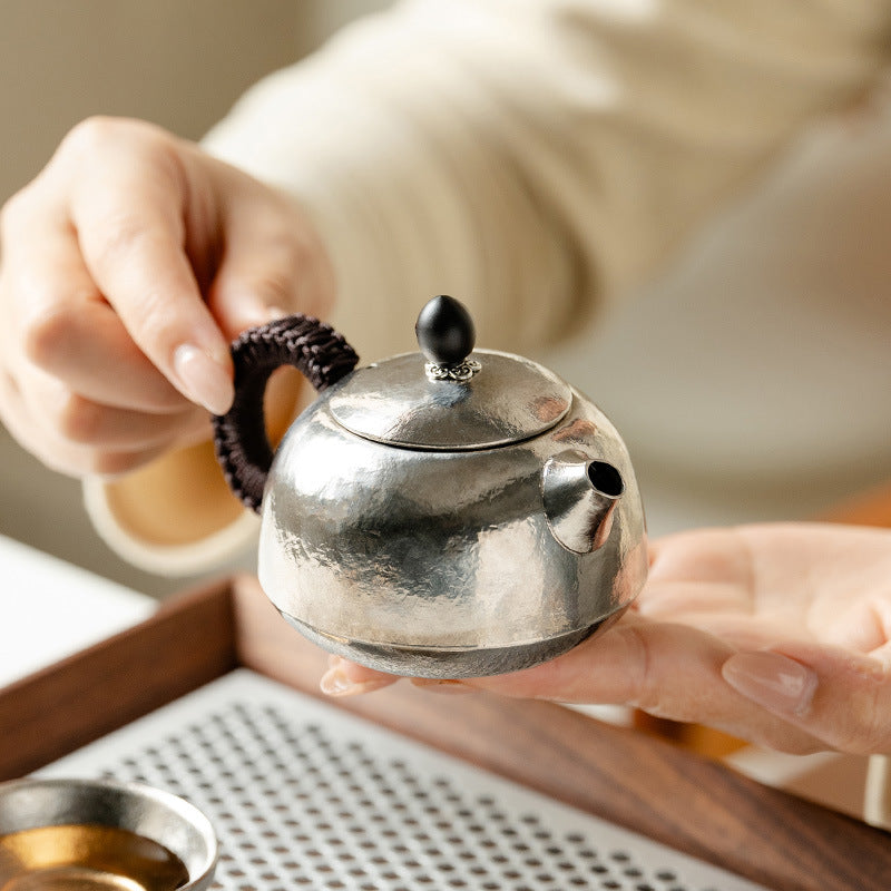 Authentic Pure Titanium Fu-Tai An Kang Qiushui Teapot - 220ml Unbreakable Luxury Gift Box