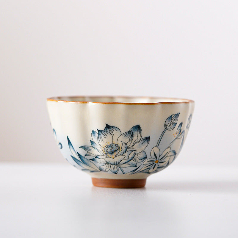 Authentic Jingdezhen Ru Ware Celadon Thin-Body Master Teacup - 80ml Gongfu Cup
