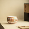 Luxury Dehua Mutton-Fat Jade Jinxiu Lotus Scrolls Large Luohan Master Teacup - 105ml Cup