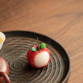 Handcrafted Lychee Fruit Ceramic Incense Holder Stand & Desktop Burner - Teaware Accessories