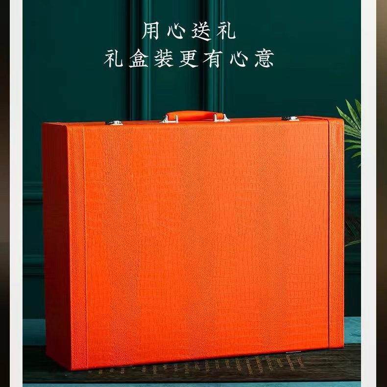 Cha Zi Yan Hong palace-style dinnerware red gift box