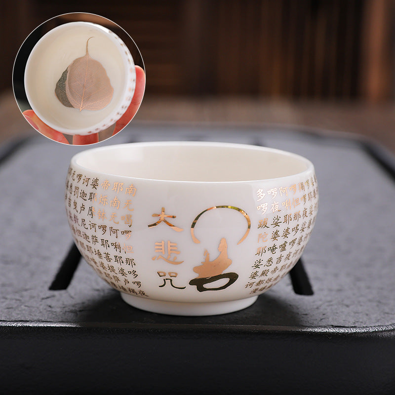 Mutton Fat Jade Porcelain Master Cup - 90ml