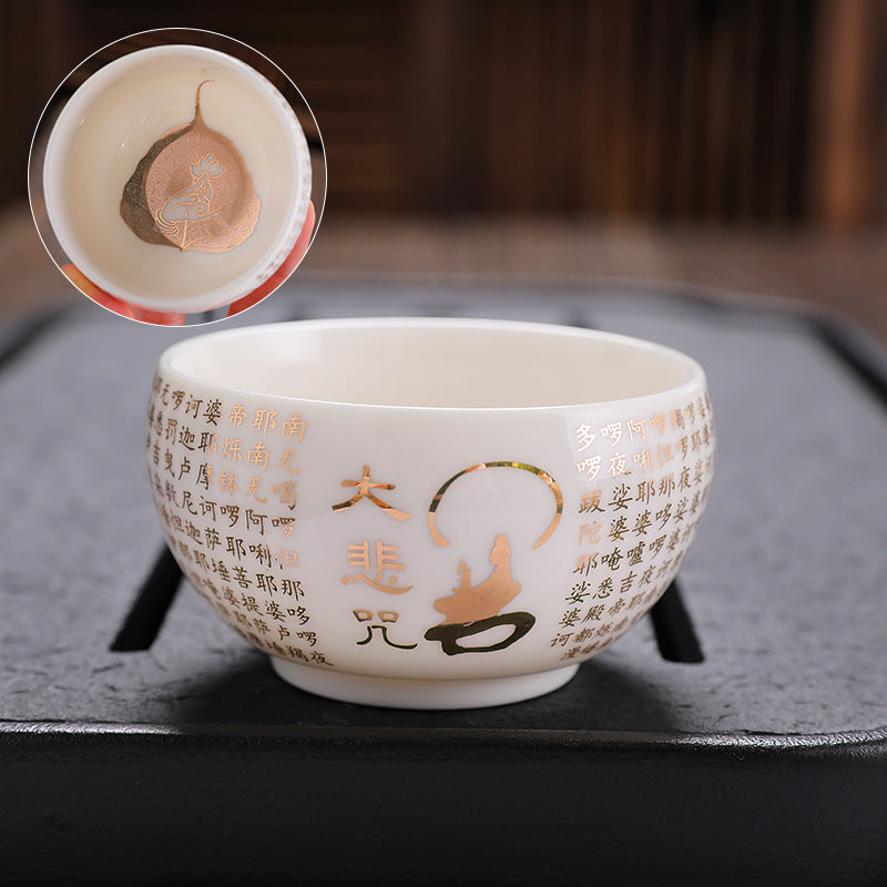 Mutton Fat Jade Porcelain Master Cup - 90ml