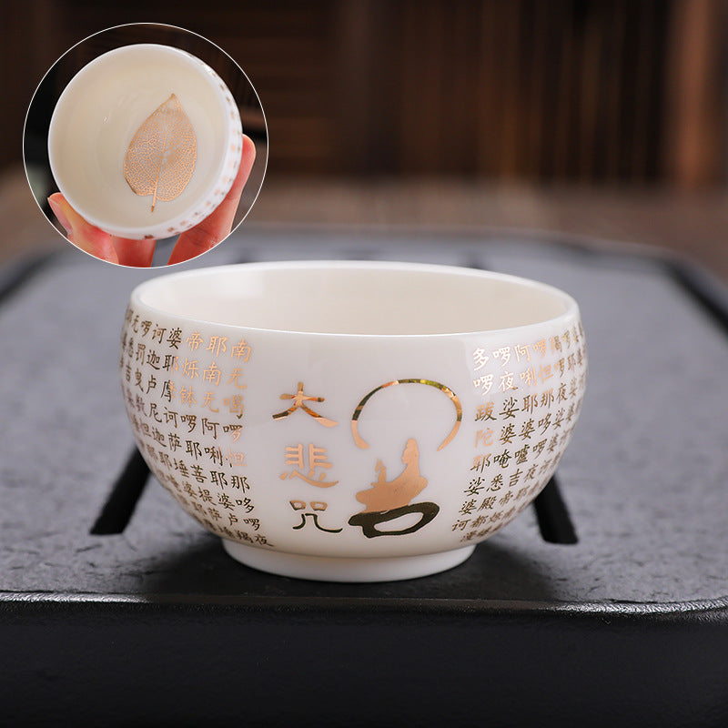 Mutton Fat Jade Porcelain Master Cup - 90ml