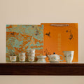 Dunhuang Flying Apsaras Luxury Ceramic Tea Set