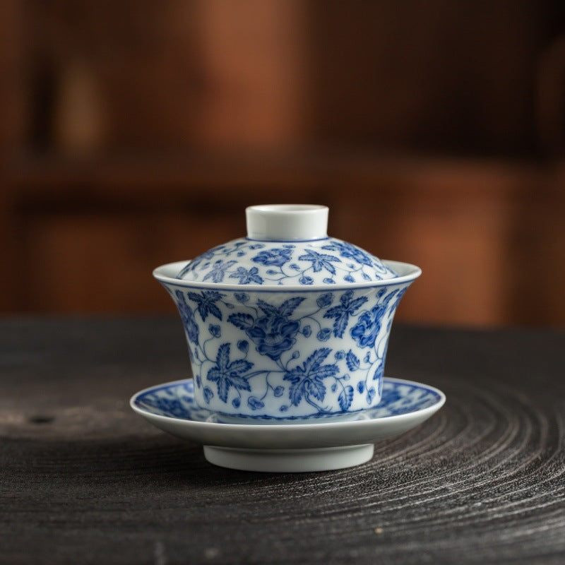 Jingdezhen Blue & White Antique Porcelain Tea Set
