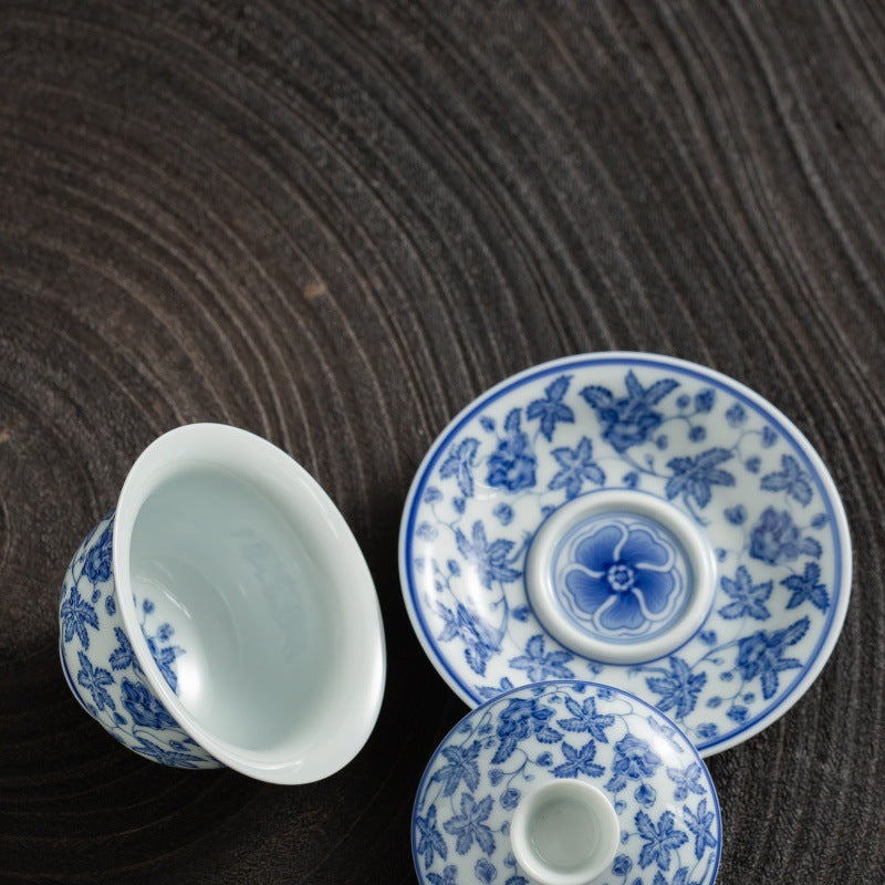 Jingdezhen Blue & White Antique Porcelain Tea Set