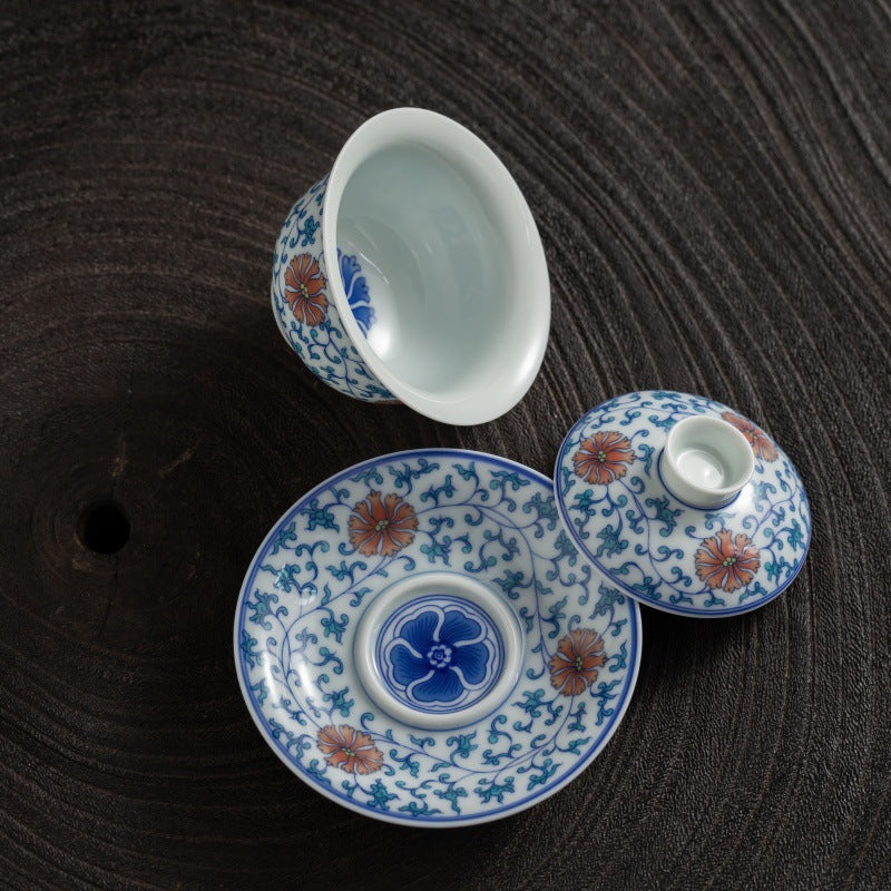 Jingdezhen Blue & White Antique Porcelain Tea Set