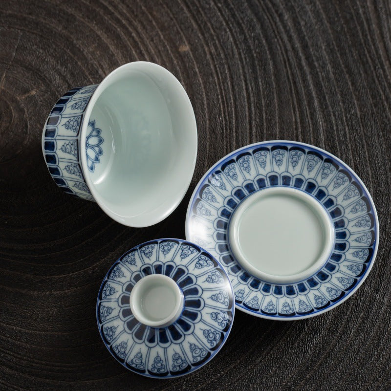 Jingdezhen Blue & White Antique Porcelain Tea Set