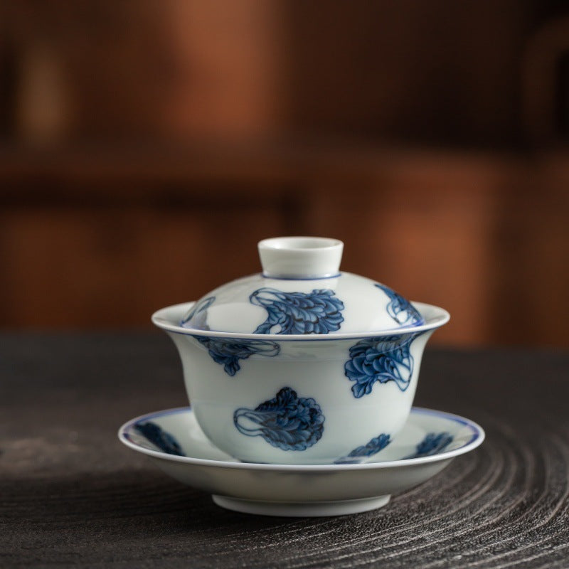 Jingdezhen Blue & White Antique Porcelain Tea Set