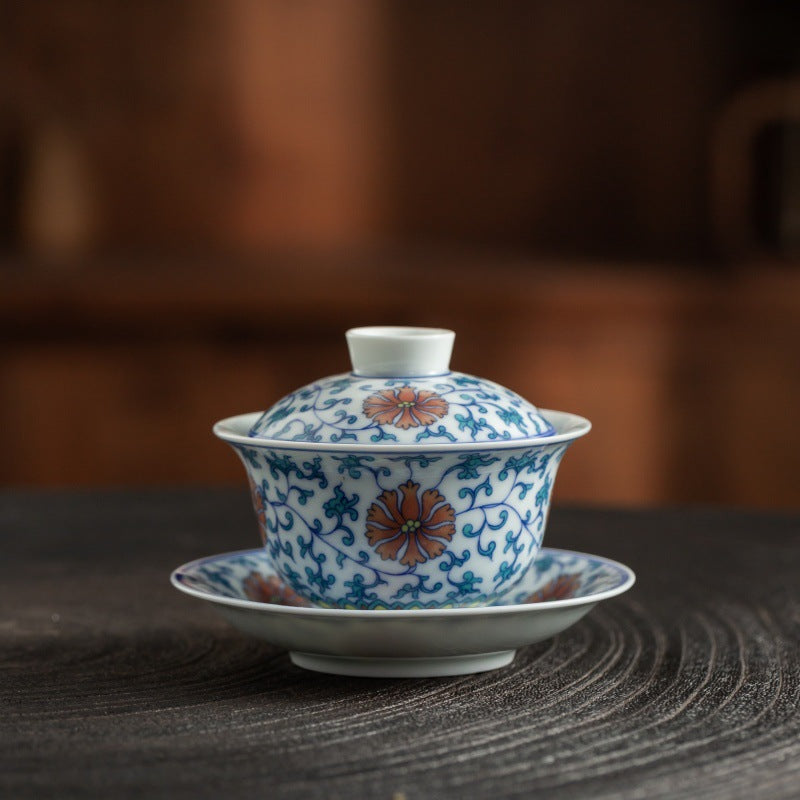 Jingdezhen Blue & White Antique Porcelain Tea Set