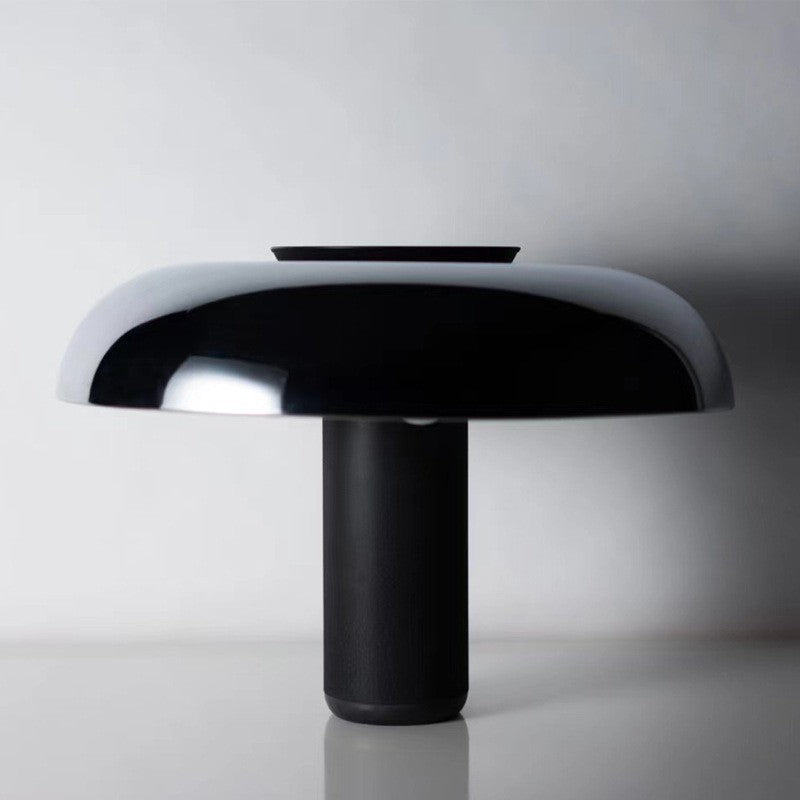 Noir Halo black mushroom table lamp 4