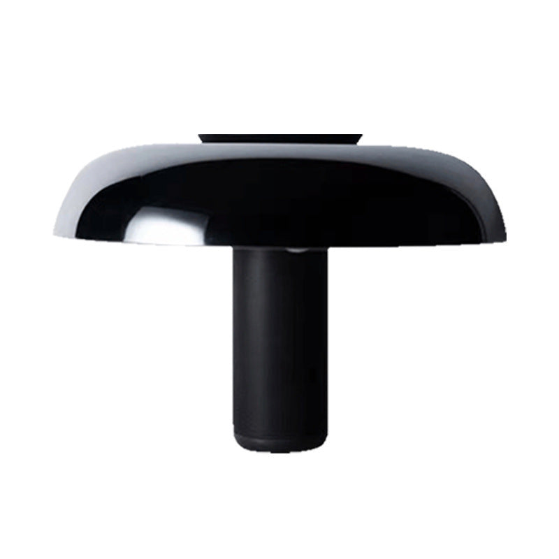 Noir Halo black mushroom table lamp 5