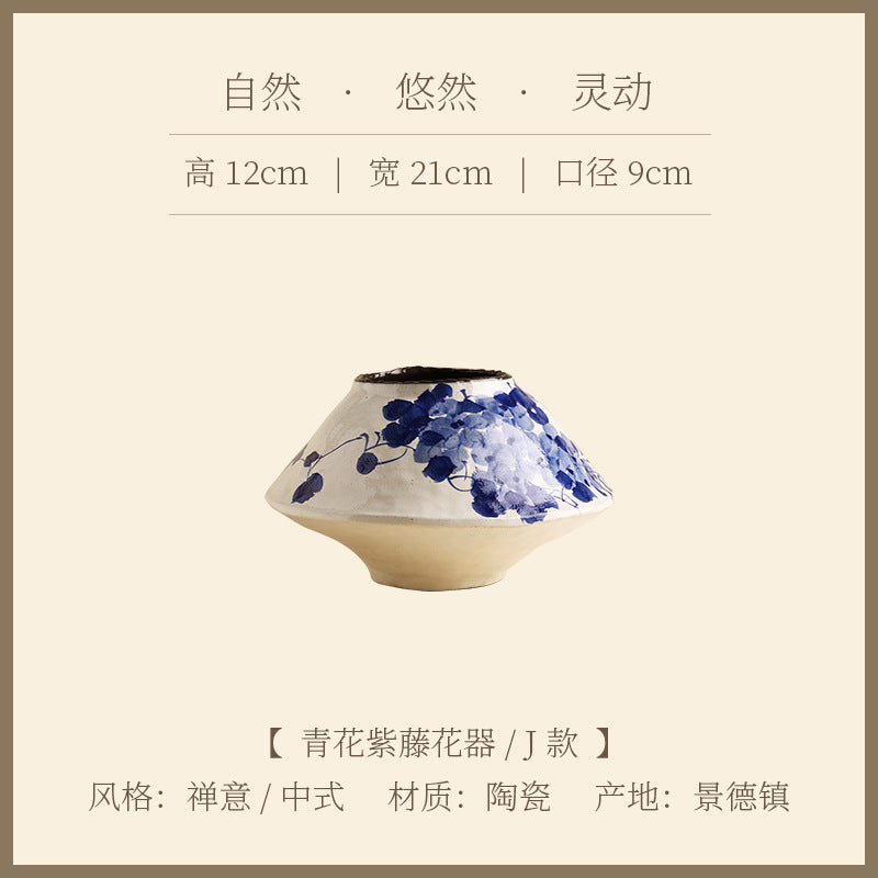 Premium floral vase for entryway console