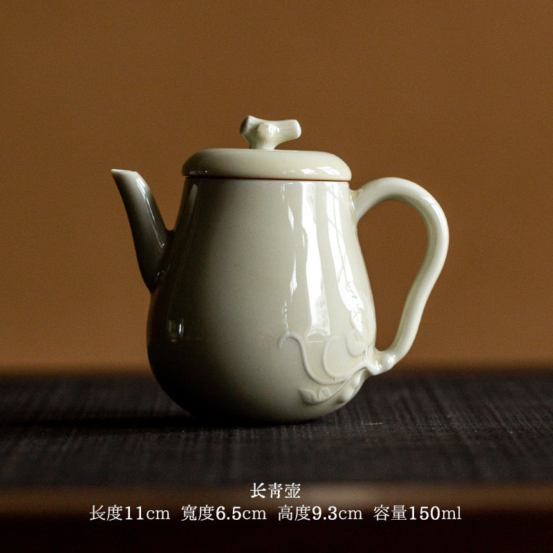 Classic celadon Chinese gongfu teapot