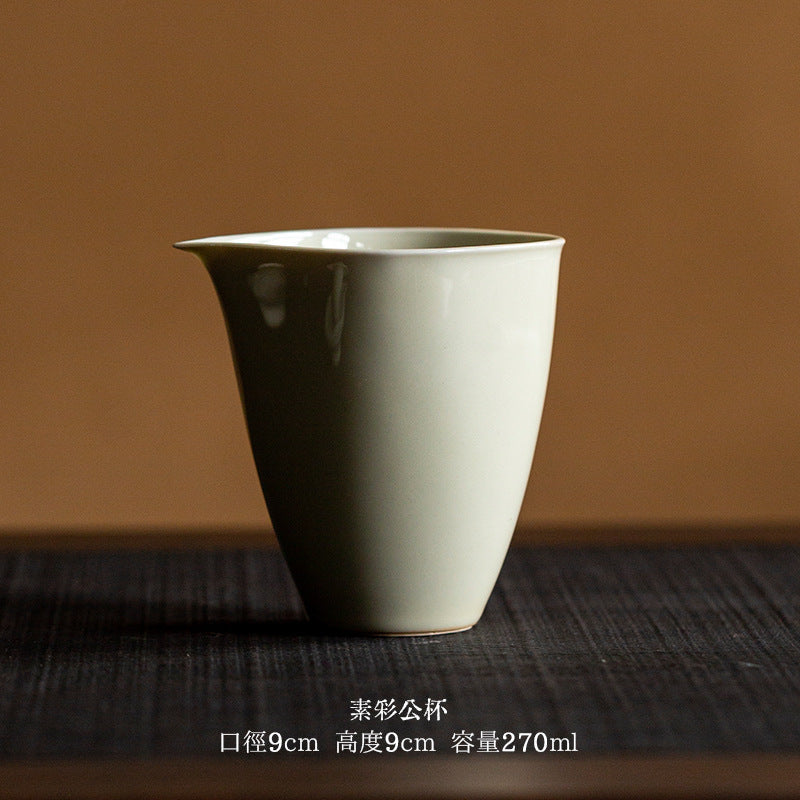 Celadon tall tea cup Chinese ceramic