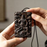 Chinese Carved Wood Pendant & Wenwan Handpiece Collection – Guanyin, Maitreya, Dragon, Pixiu, Wealth, Landscape & Spiritual Motifs