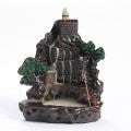 Chinese mountain waterfall incense burner cutout alternate view