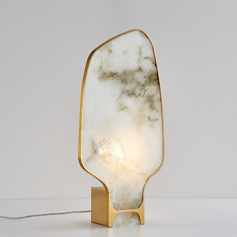 Cloud Vein sculptural stone LED table lamp 2