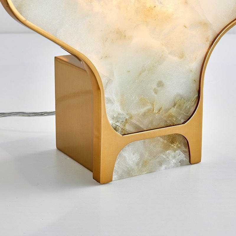Cloud Vein sculptural stone LED table lamp 4