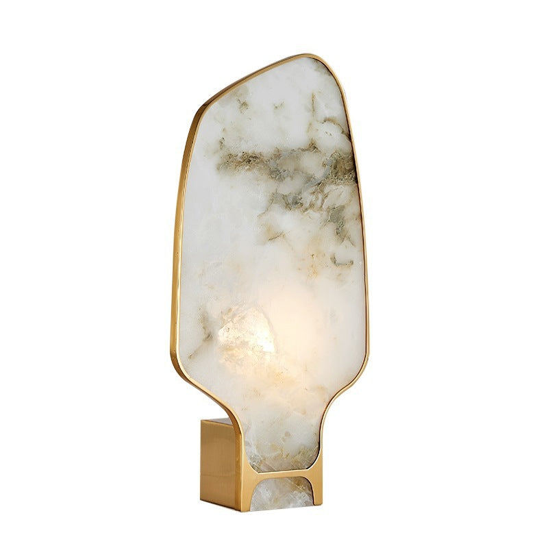 Cloud Vein sculptural stone LED table lamp 5
