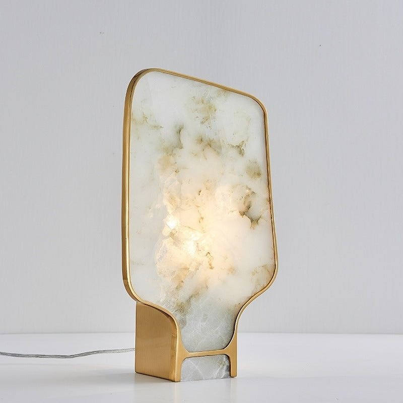 Cloud Vein sculptural stone LED table lamp 6