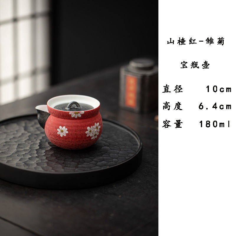 Lotus flower ceramic gongfu tea cup Chinese style
