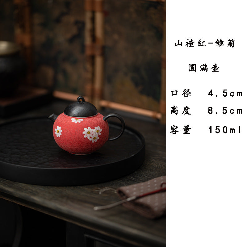 Hand-painted lotus tea cup for Chinese tea ceremony