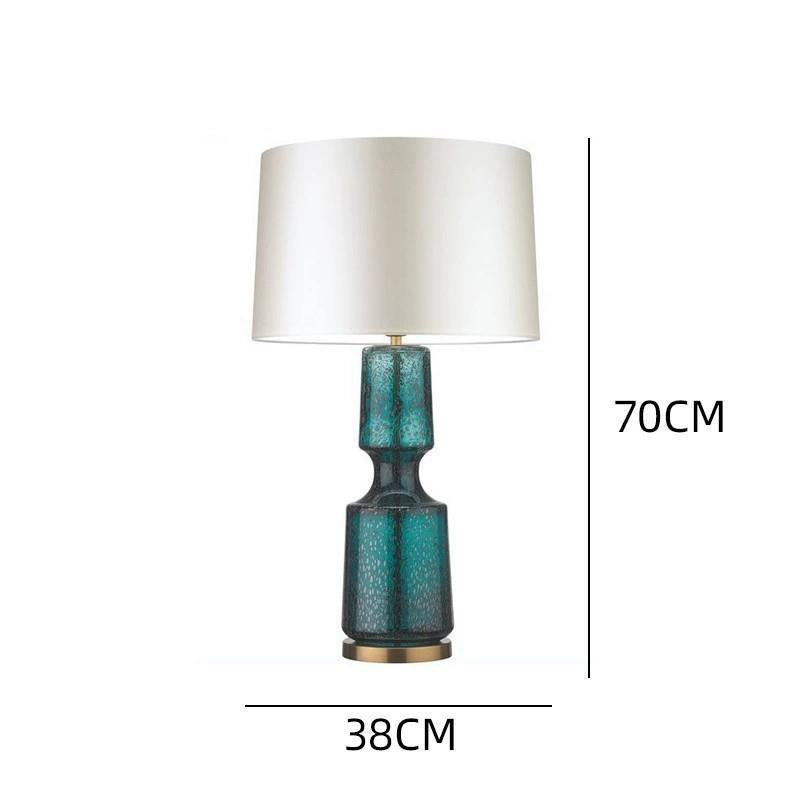 Prism Vessel textured glass column table lamp 3