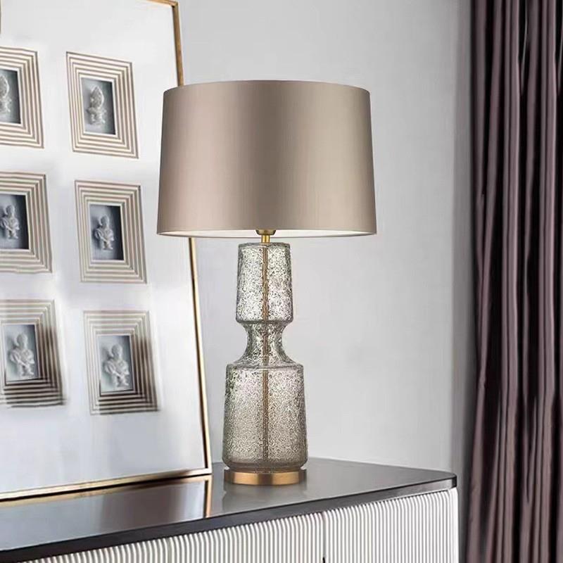 Prism Vessel textured glass column table lamp 5