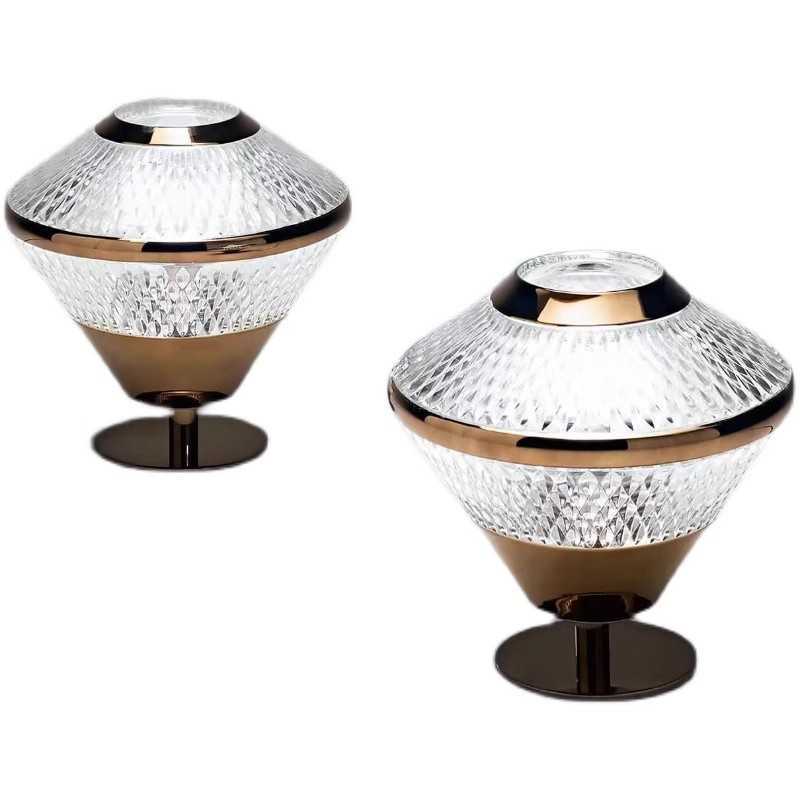 Noir Prism geometric diamond table lamp 6