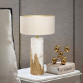 Gilded Mountain column table lamp 1