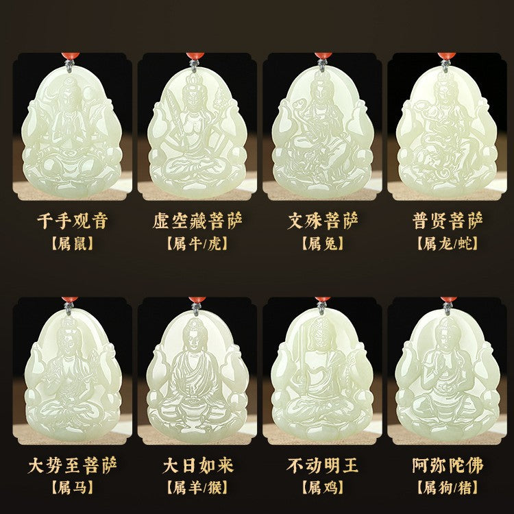 Eight guardian Buddha designs for the twelve Chinese zodiac signs