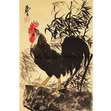 Hand-Painted Chinese Figure & Animal Painting Collection – Huang Zhou Inspired Donkeys, Roosters, Rural Figures & Village Life, 42 Artwork Styles