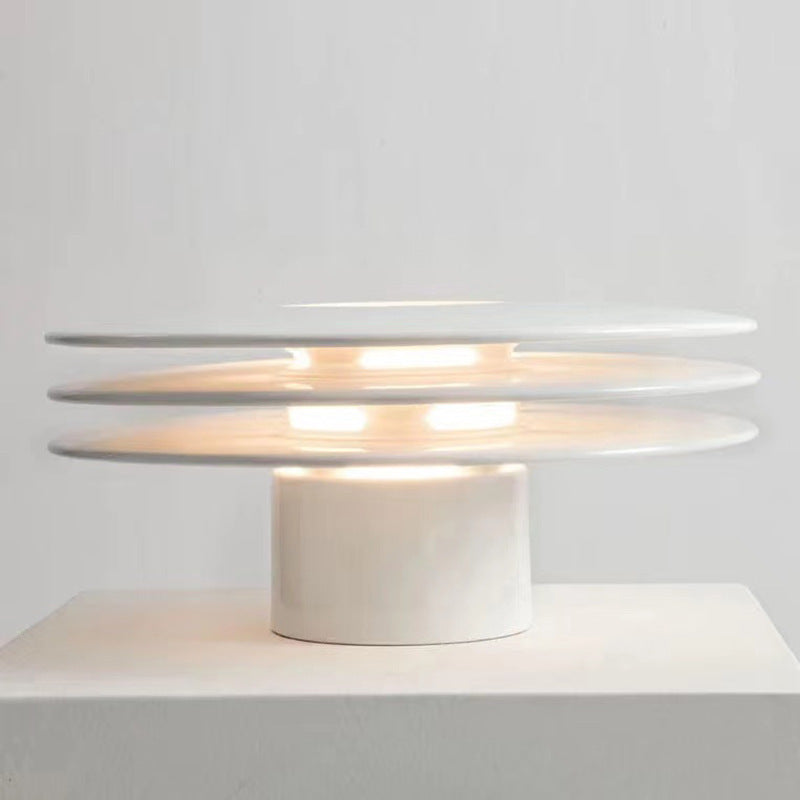 Orbit Stack layered disc postmodern table lamp 6